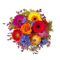 Blumenstrauß 'Farbenexplosion' inkl. gratis Grußkarte