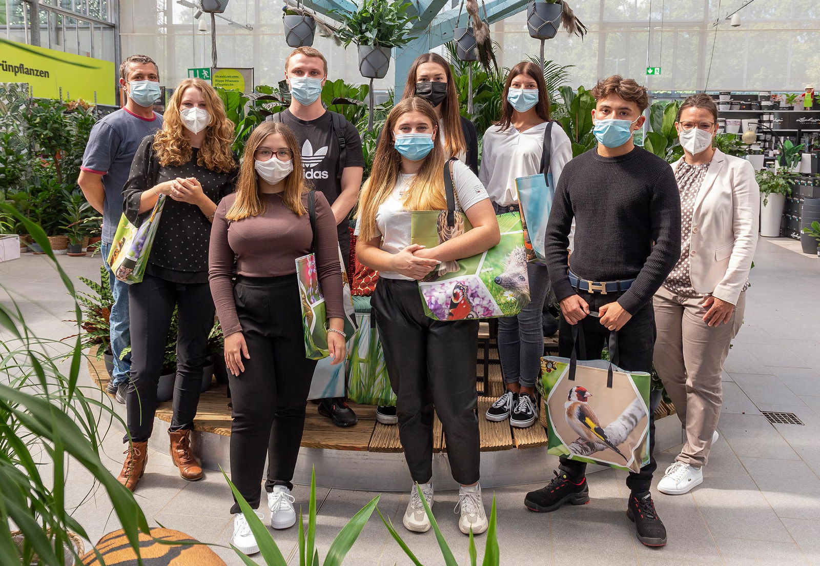 Pflanzen-Kölle Azubis 2021 im Gartencenter Heilbronn