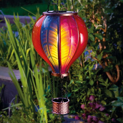 Smartsolar Leuchte 'Heißluftballon Regenbogen', Ø 20 x H 62 cm Smartsolar Leuchte 'Heißluftballon Regenbogen', Ø 20 x H 62 cm