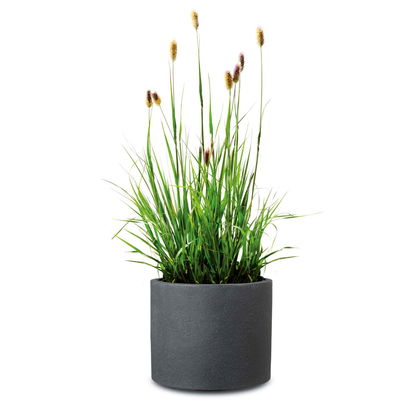 Scheurich Pflanzgefäß 'Riva', schwarz granit, ca. Ø 29 x H 25 cm