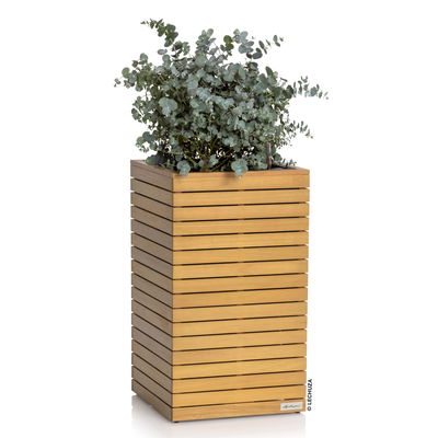 Lechuza Pflanzgefäß 'Palo Natural Wood 45 high', ca. 44 x 44 x H 77 cm Lechuza Pflanzgefäß 'Palo Natural Wood 45 high', ca. 44 x 44 x H 77 cm