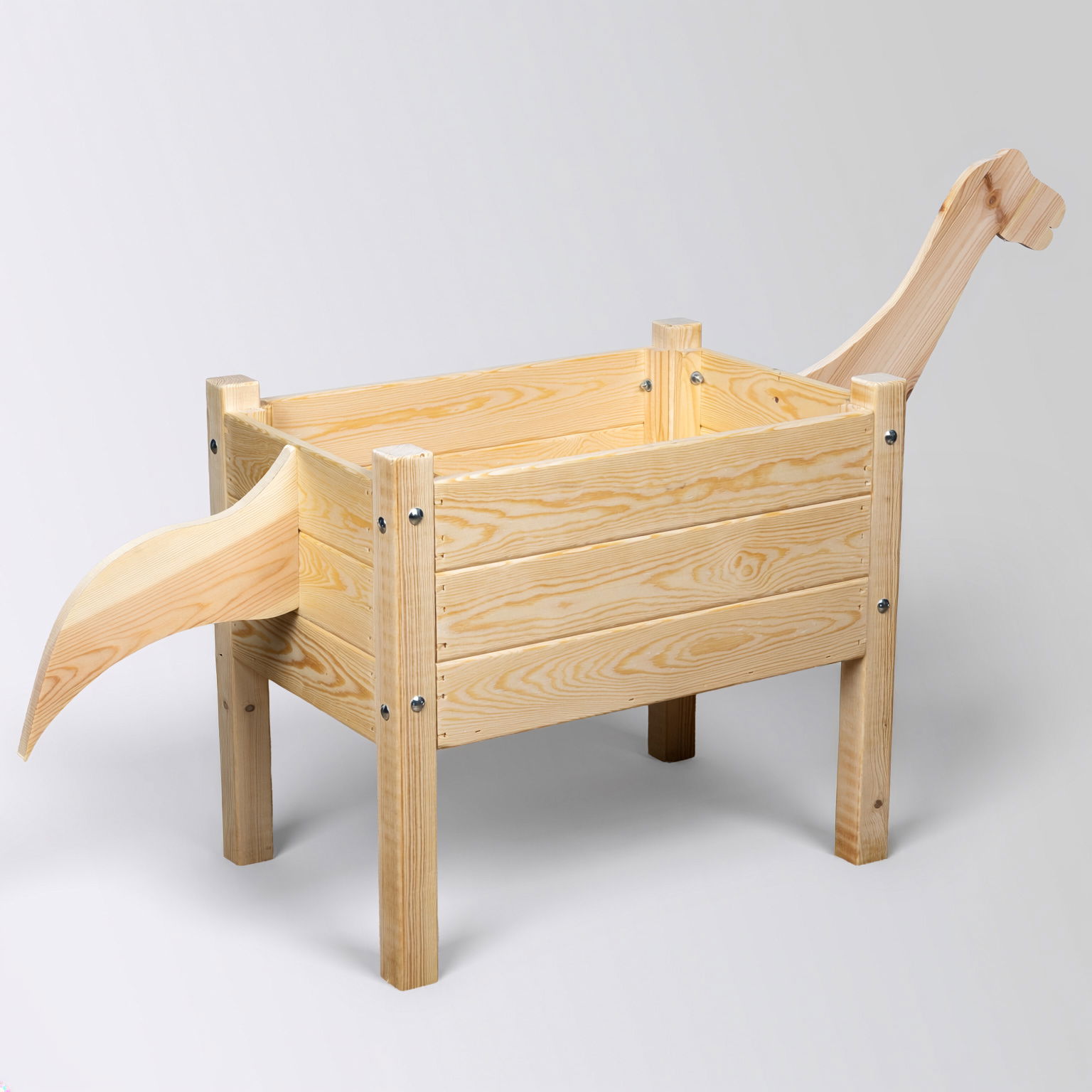 Kölle Kinderhochbeet 'Dino', natur, ca. 63 x 43 x H55 cm