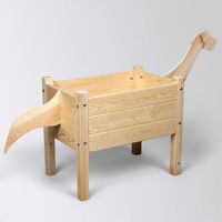 Kölle Kinderhochbeet 'Dino', natur, ca. 63 x 43 x H55 cm