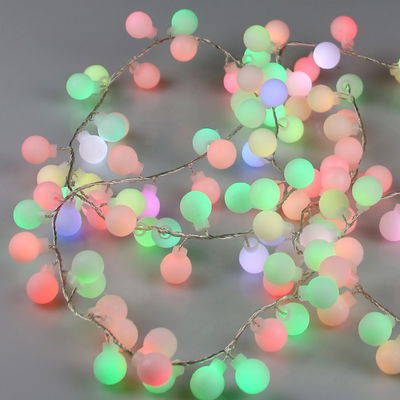 LED Kugel-Lichterkette, bunt, Länge ca. 3 Meter