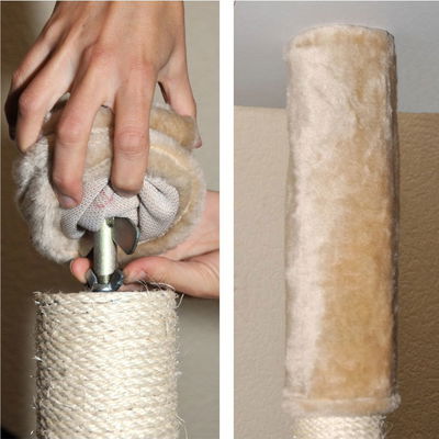 Silvio Design Katzen-Kratzbaum Kitty beige, ca. 45x45x260  cm