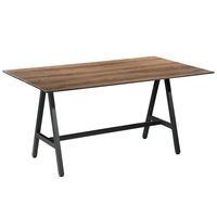 Gartentisch 'Varese' in Holzoptik, ca. 75 x 160 x 90 cm