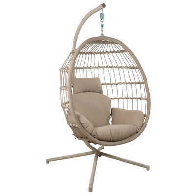 Sungörl Hängesessel 'Folt Prestige' inkl. Auflagen, anthrazit/braun