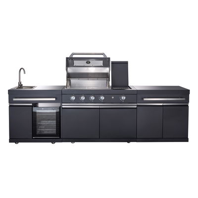 Buschbeck Outdoorküche 'Kingrange', schwarz Buschbeck Outdoorküche 'Kingrange', schwarz