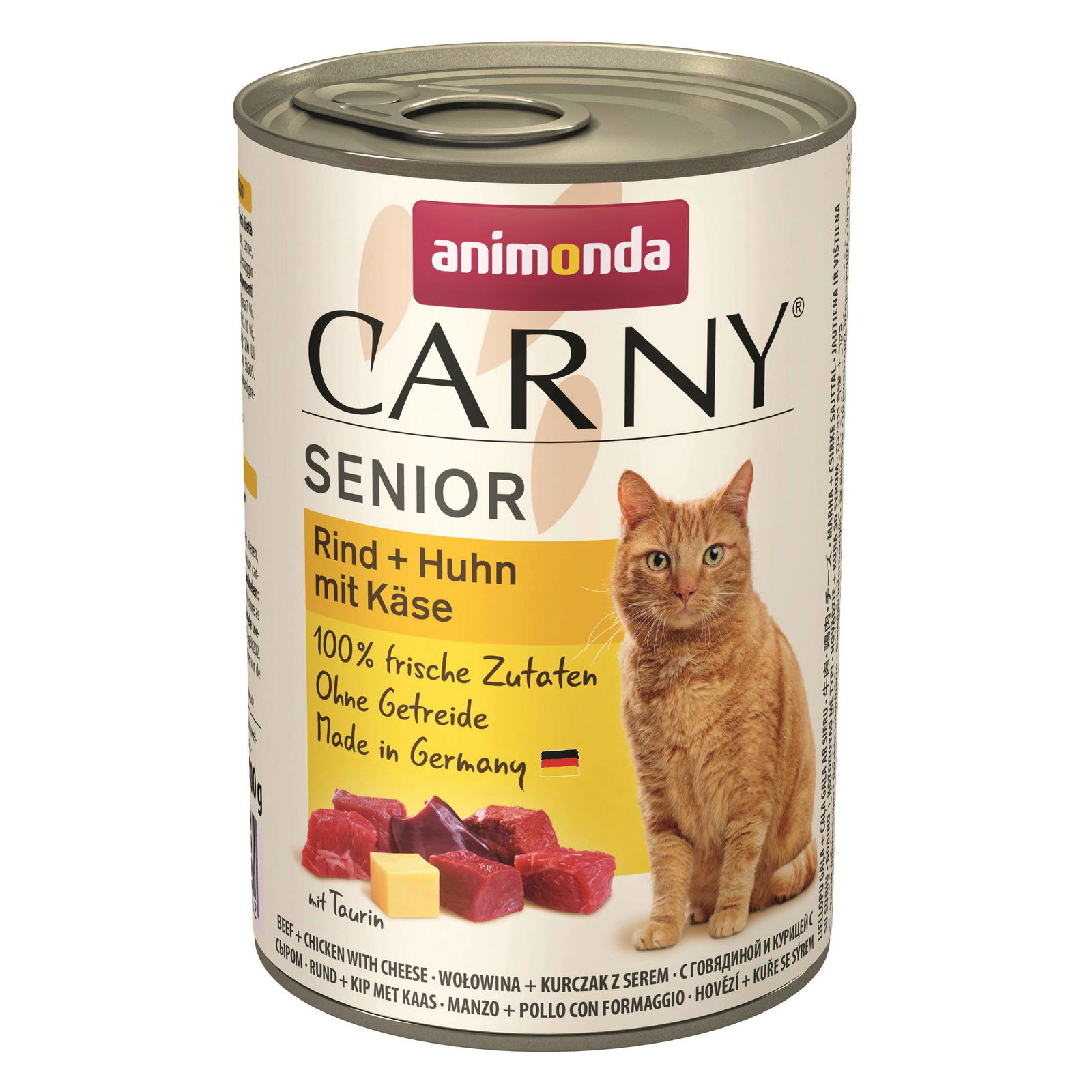 Animonda Cat, Carny Senior Rind, Huhn und Käse, 400 g Animonda Cat, Carny Senior Rind, Huhn und Käse, 400 g