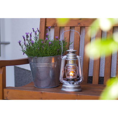 Sturmlaterne 'Baby Special 276', verzinkt, 26,5 x 13,5 x 15 cm Sturmlaterne 'Baby Special 276', verzinkt, 26,5 x 13,5 x 15 cm