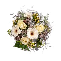 Blumenstrauß 'Schneeflöckchen' inkl. gratis Grußkarte