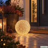 LED Kugel Sterne, warmweiß, 300 LEDs, Ø 25 cm LED Kugel Sterne, warmweiß, 300 LEDs, Ø 25 cm