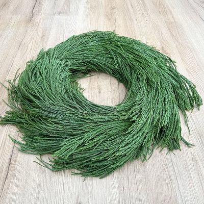 Adventskranz, Mammutbaum-Kranz, halbrund gebunden, ca. 35 cm Ø Adventskranz, Mammutbaum-Kranz, halbrund gebunden, ca. 35 cm Ø