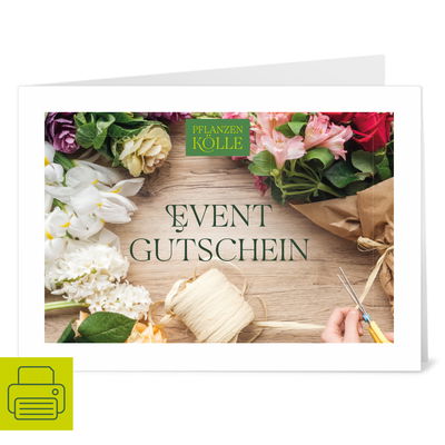 Gutschein zum Ausdrucken 'Event' Gutschein zum Ausdrucken 'Event'