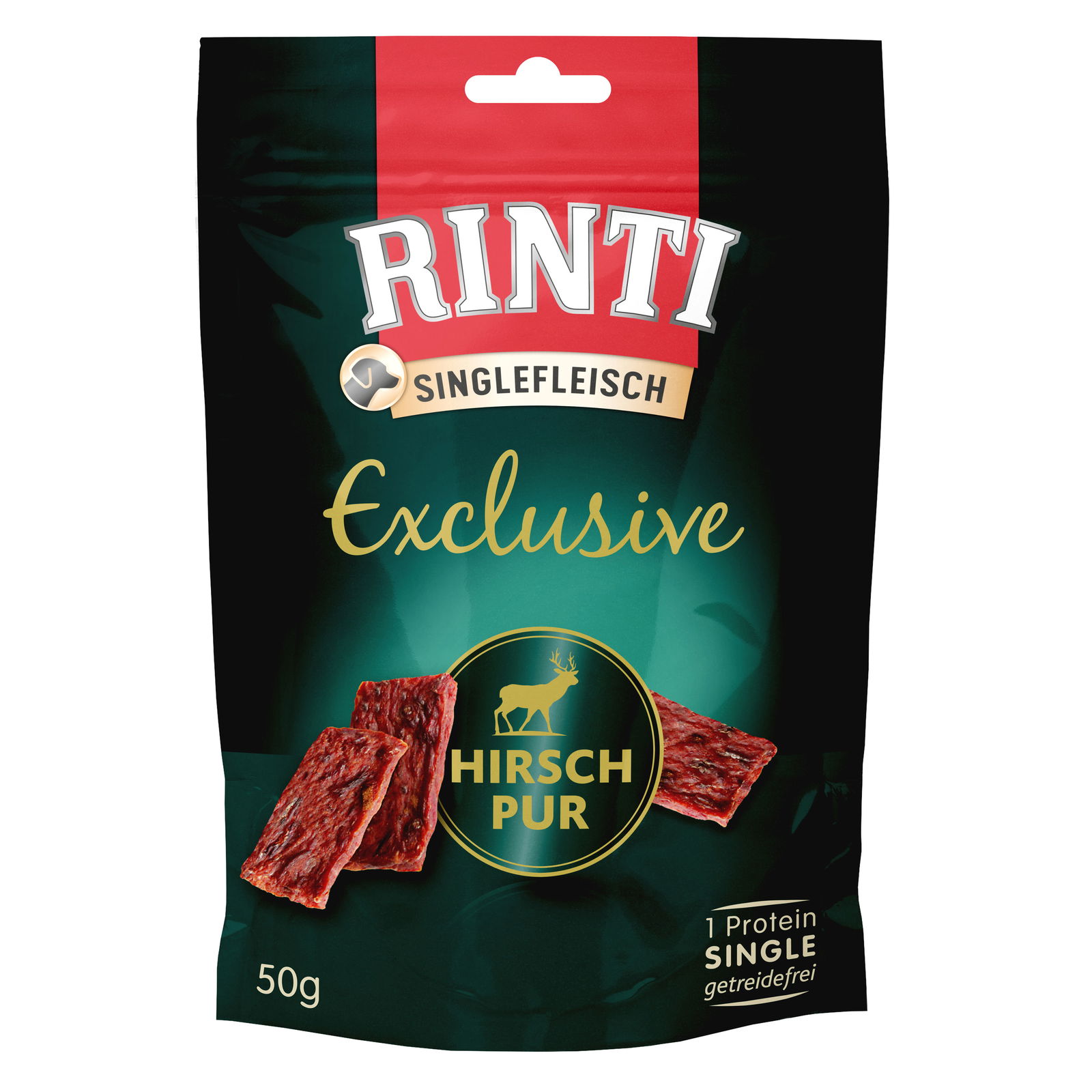 Rinti Exclusive Snack, Hirsch, 50 g