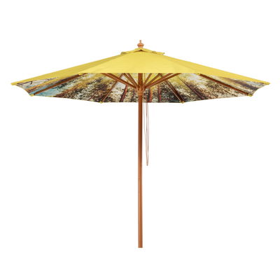 Mittelstockschirm 'Malaga', forrest, Ø ca. 300 cm