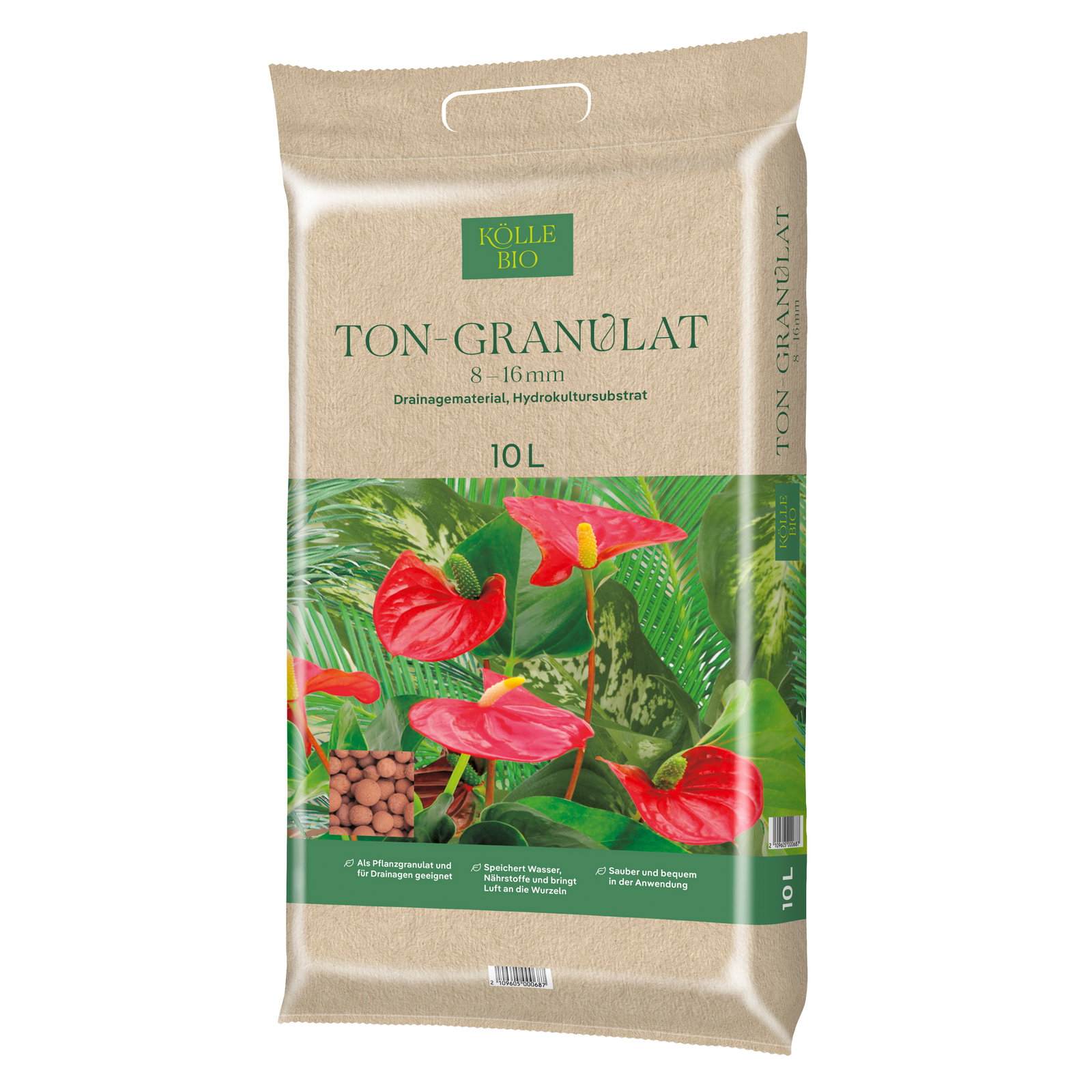 Kölle Bio Tongranulat, 8-16mm, 10 Liter