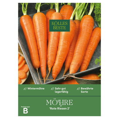 Kölles Beste Gemüsesamen, Möhre 'Rote Riesen 2' Kölles Beste Gemüsesamen, Möhre 'Rote Riesen 2'