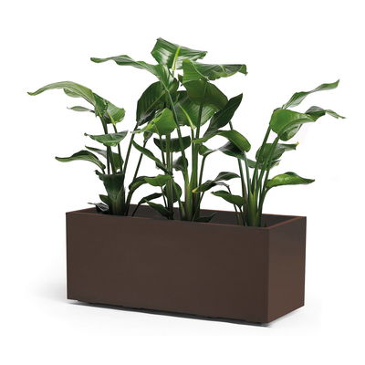 Euro 3 Plast Pflanzkasten 'Kebe', rost, ca. 99,5 x 39,5 x H 39,5 cm Euro 3 Plast Pflanzkasten 'Kebe', rost, ca. 99,5 x 39,5 x H 39,5 cm