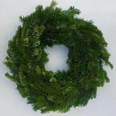 Adventskranz, Nordmanntanne, rund gebunden, ca. 40 cm Ø