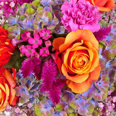 Blumenstrauß 'Sommerbrise', handgebunden Blumenstrauß 'Sommerbrise', handgebunden