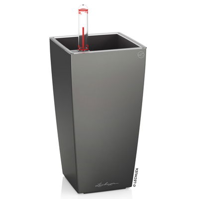 Lechuza 'Mini-Cubi', anthrazit, ca. 9,5 x 9,5 x H 18,5 cm