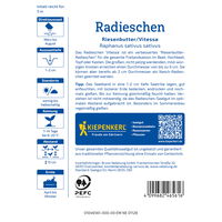 Kiepenkerl Saatband Radieschen 'Riesenbutter/Vitessa', rot, 5 m