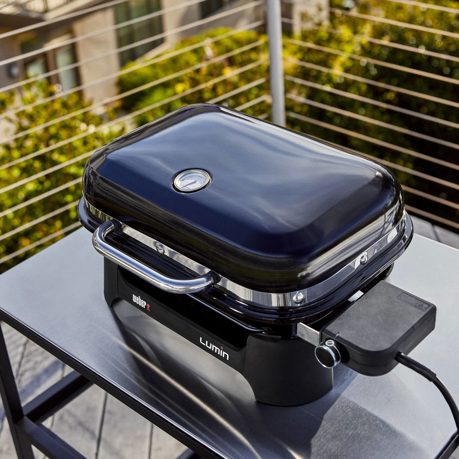 Weber Elektrogrill 'Lumin Compact', schwarz, ca. 27,9 x 58,6 cm