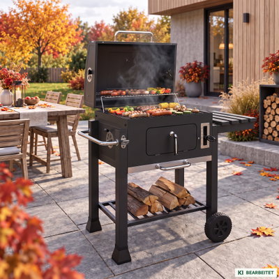 Holzkohlegrill 'Fuego', dunkelgrau Holzkohlegrill 'Fuego', dunkelgrau