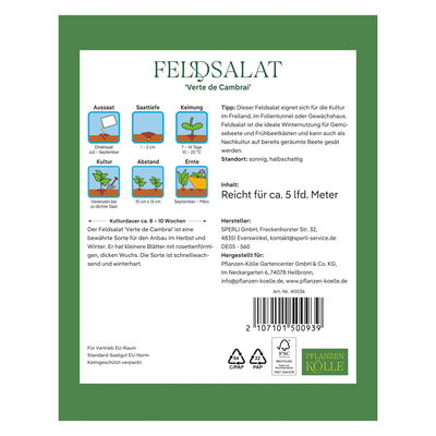 Kölles Beste Gemüsesamen Feldsalat 