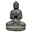 Buddha sitzend, grau, Steinguss, 45 x 30 x 23 cm Buddha sitzend, grau, Steinguss, 45 x 30 x 23 cm