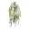 Kunstpflanze Geweihfarnhänger, grüngrau, 7 Stränge, Höhe ca. 80 cm