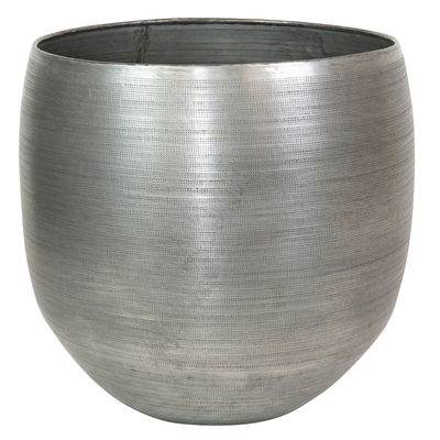 Kölle Pflanzgefäß 'Rowen', silber, ca. Ø 42 x H 41 cm Kölle Pflanzgefäß 'Rowen', silber, ca. Ø 42 x H 41 cm
