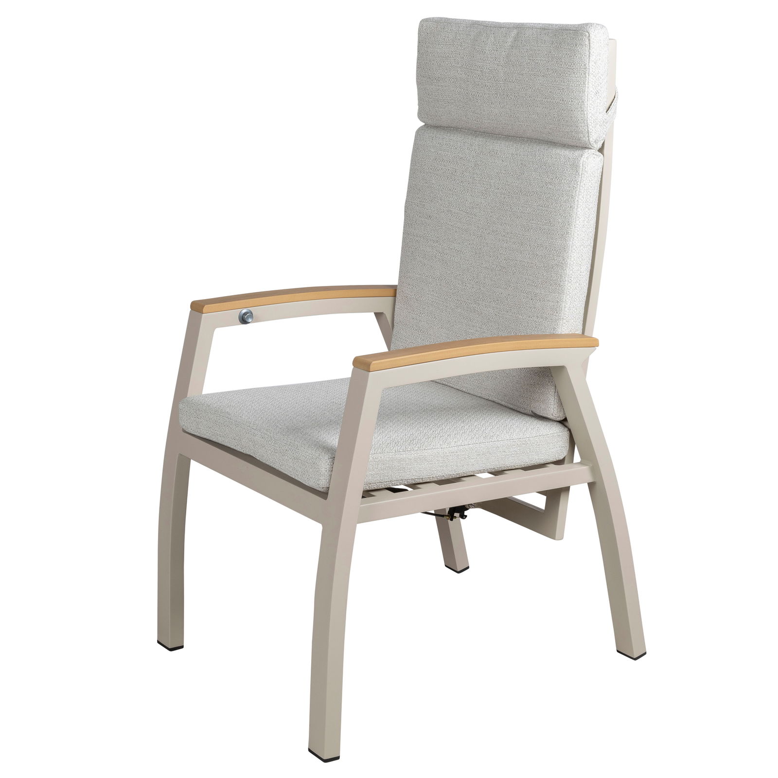 Kölle Hochlehnersessel 'Taunus' inkl. Auflagen, mokka/grau