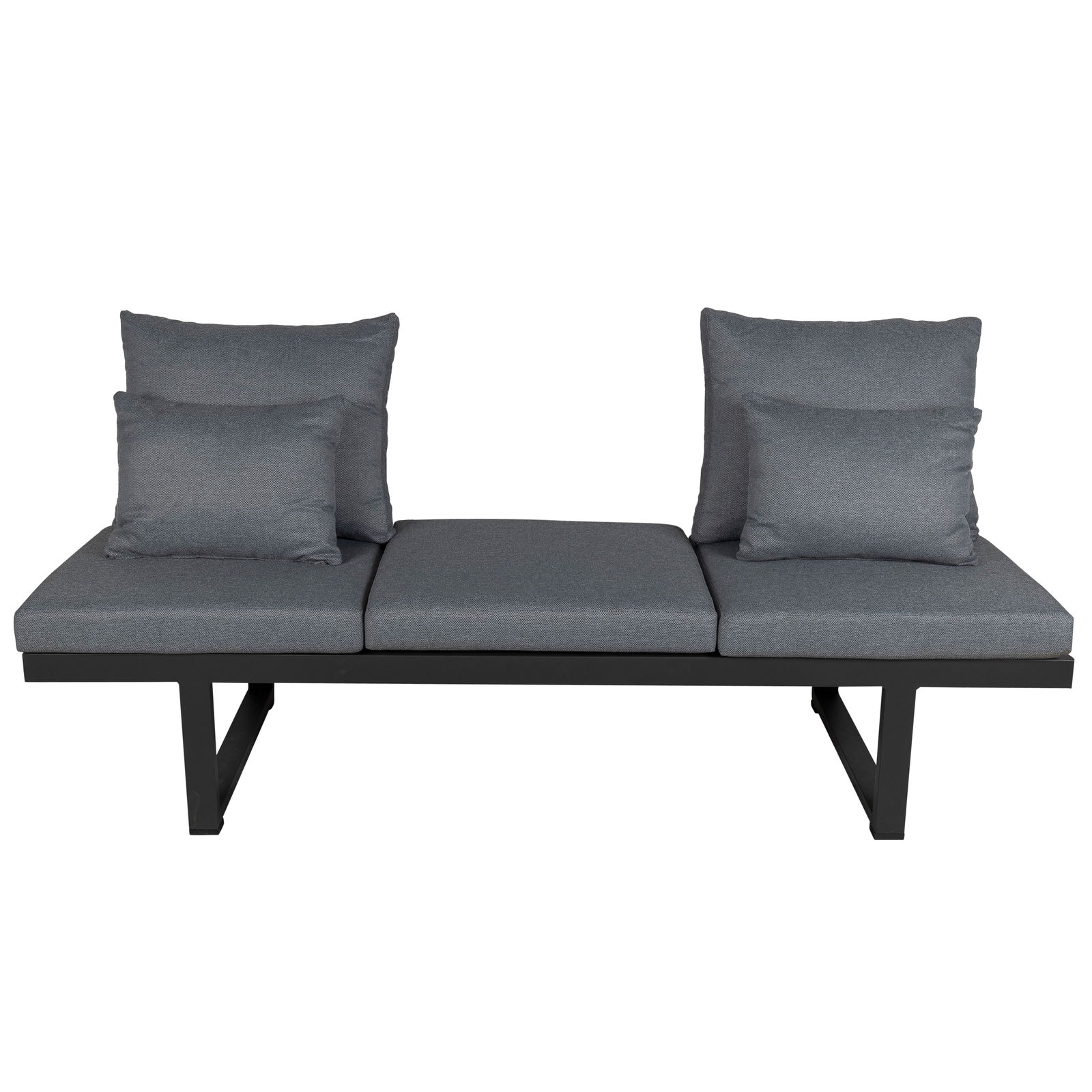 Kölle Liegesofa 'Madeira' inkl. Auflagen, grau