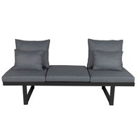 Kölle Liegesofa 'Madeira' inkl. Auflagen, grau