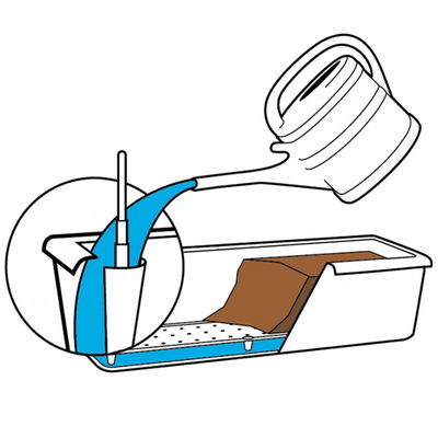 Geli Blumenkasten 'Neo-Line', beton hell, ca. 75 x 18 x H 18 cm