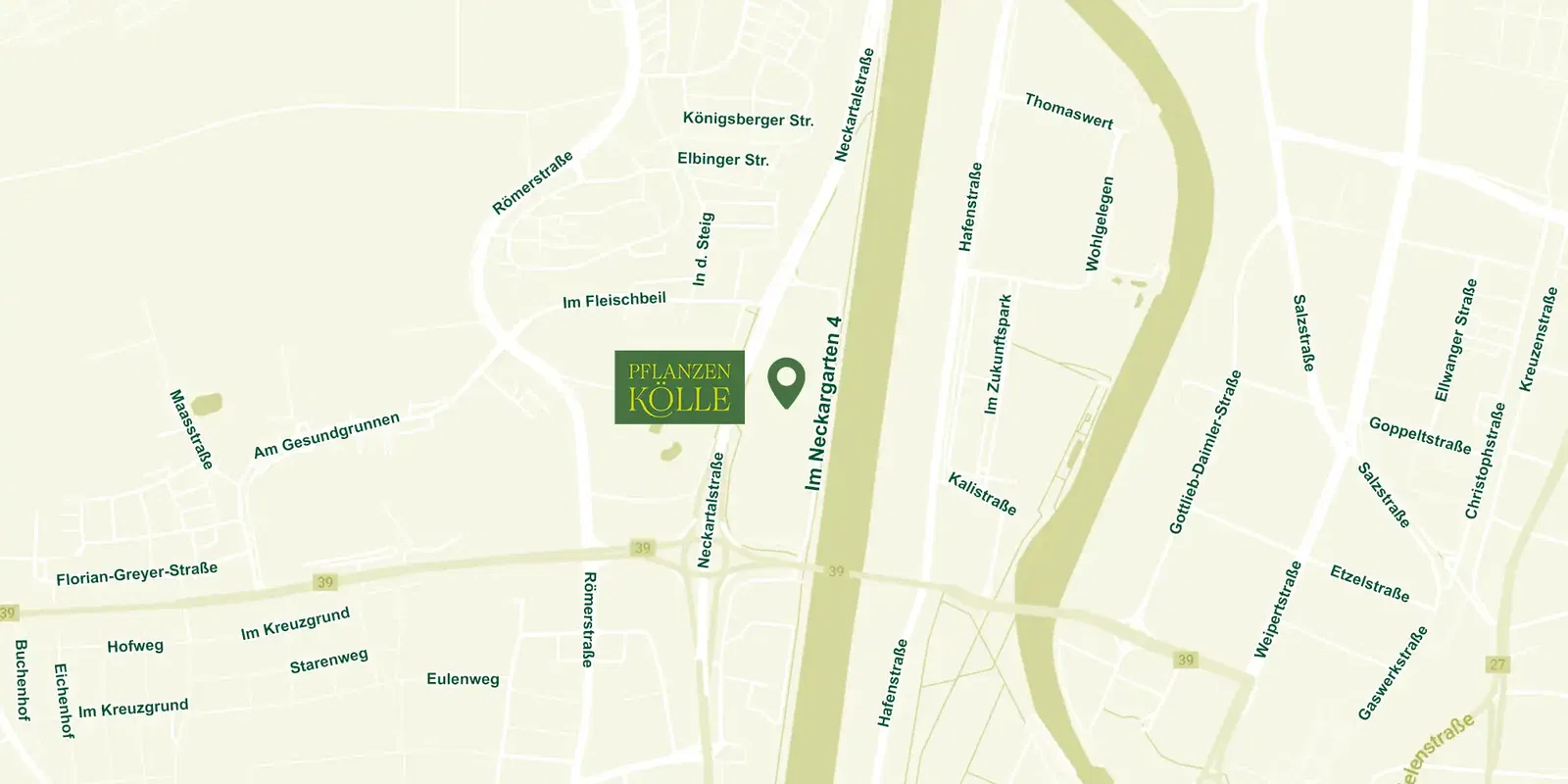 Gartencenter Heilbronn Map