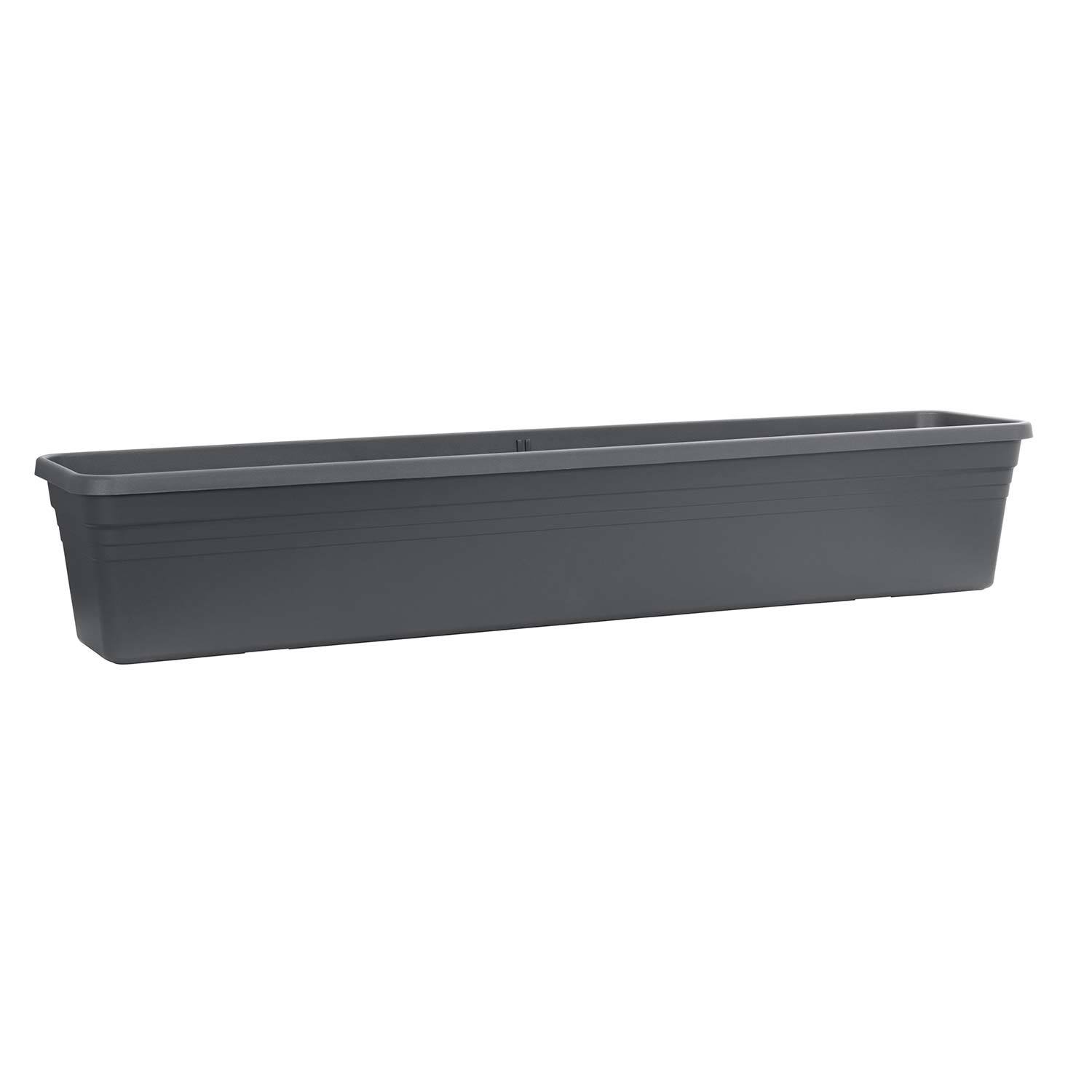 Ebertsankey Blumenkasten mit Wasserspeicher 'Mediterran 100', anthrazit