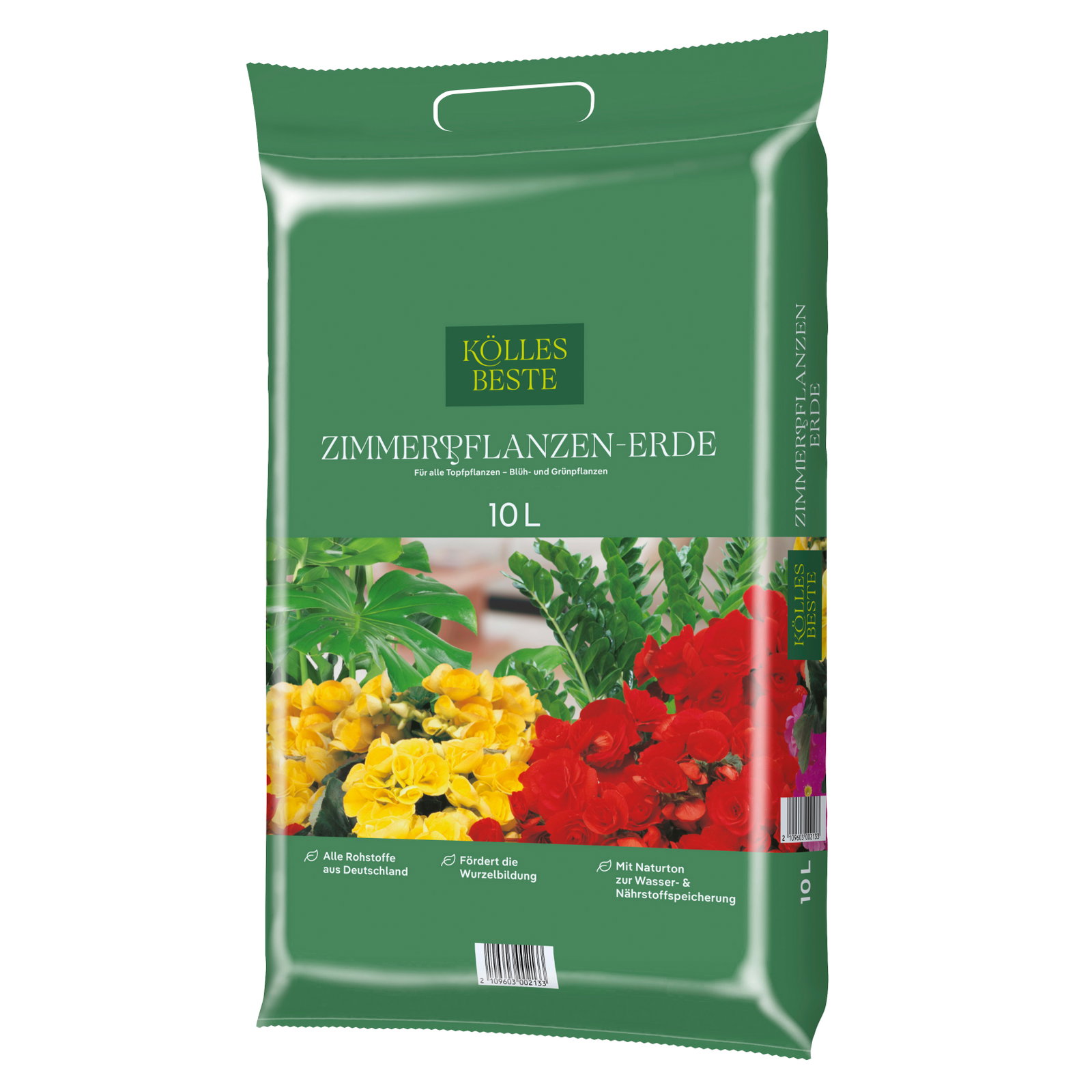Kölles Beste Zimmerpflanzenerde, torfreduziert, 10 Liter Kölles Beste Zimmerpflanzenerde, torfreduziert, 10 Liter