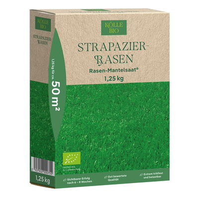 Kölle Bio Saatgut Rasenmischung 'Bio Strapazierrasen', 1,25 kg