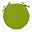 Stuhlauflage 'Bosque', grün, ca. Ø 39 x 3,5 cm