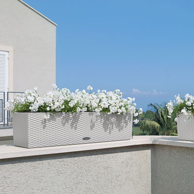 Lechuza 'Balconera Cottage 80', lichtgrau, ca. 79 x 19 x H 19 cm