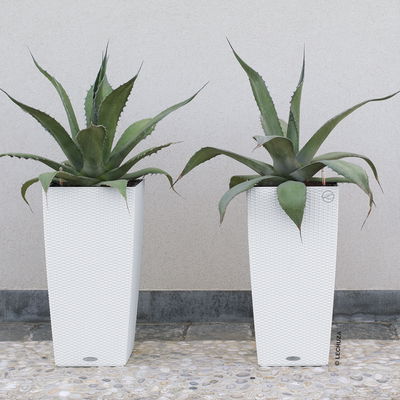 Lechuza 'Cubico Cottage 40', weiß, ca. 40 x 40 x H 75 cm