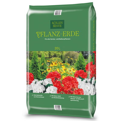 Kölles Beste Pflanzerde, torfreduziert, 45 Sack à 20 l, gesamt 900 Liter Kölles Beste Pflanzerde, torfreduziert, 45 Sack à 20 l, gesamt 900 Liter