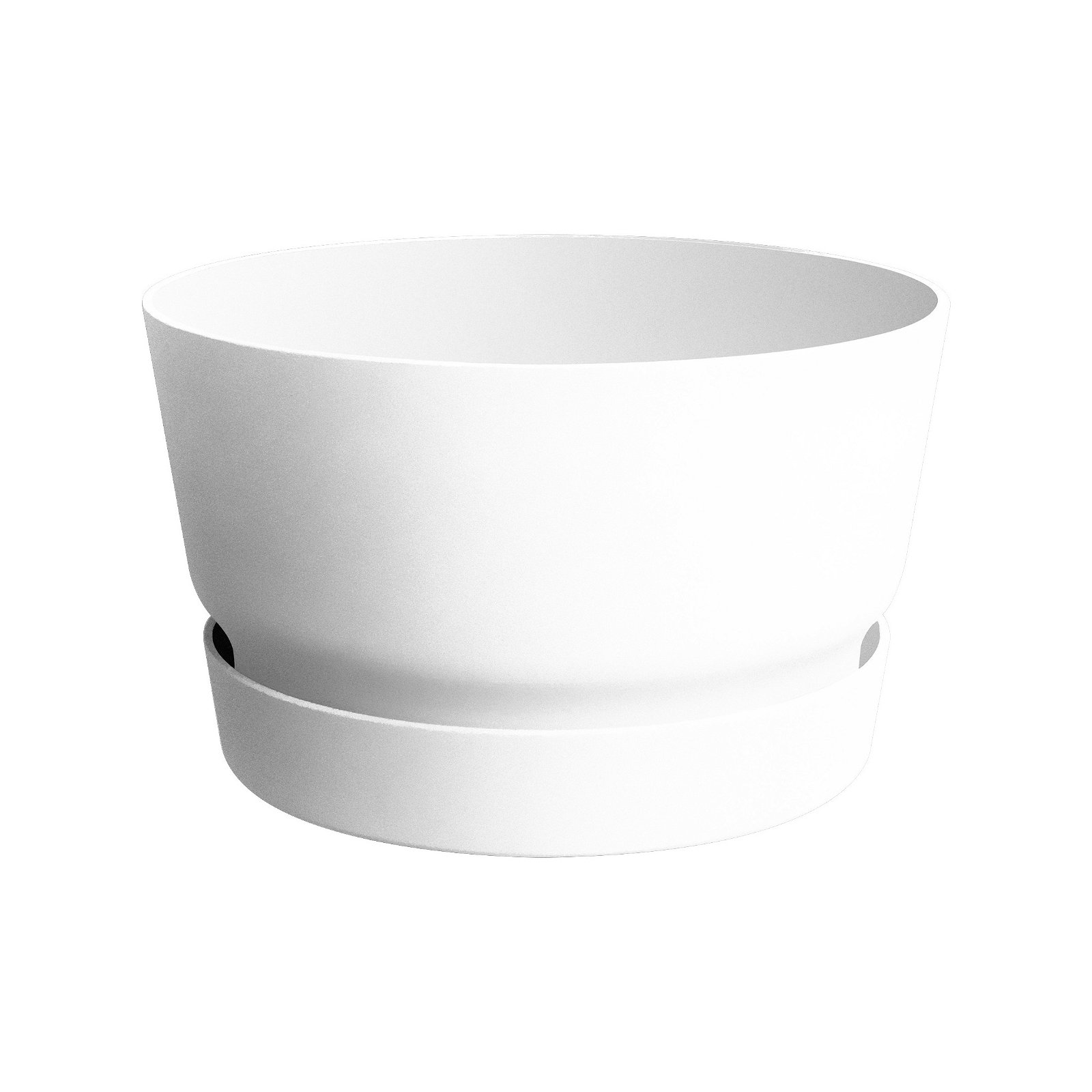 Pflanzschale „Greenville“ in Weiß von Elho, Maße D 33 x H 19, 5 cm, 11, 6 Liter
