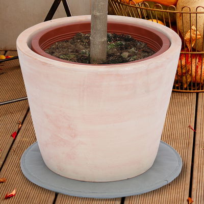 Kölles Beste Topfunterlage mit Kokosmatten und Doppelnaht, 55 cm Ø