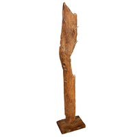 Garderobe mit Kleiderhaken, Teakwurzel, ca. 35 x 40 x H180 cm