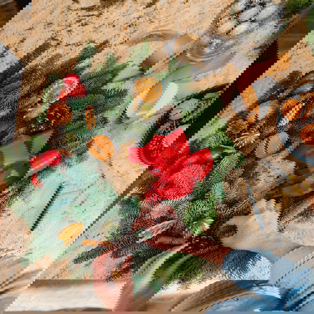 Gartenschule kreativ: Adventskranz gestalten