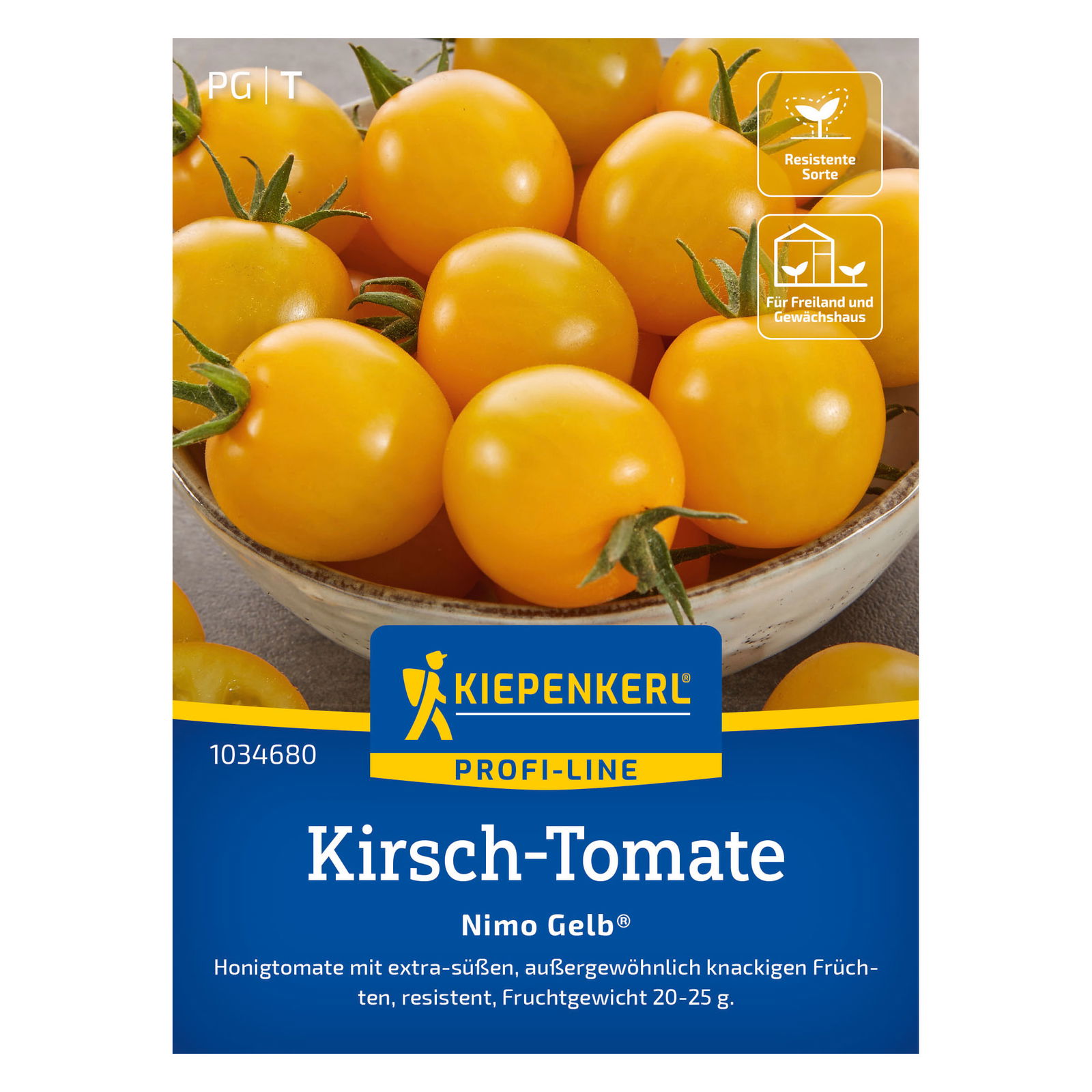 Kiepenkerl Saatgut Kirsch-Tomate 'Nimo Gelb®'